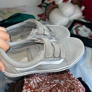 Grey Velcro vans Shoes